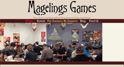 Desktop Screenshot of magelingsgames.com